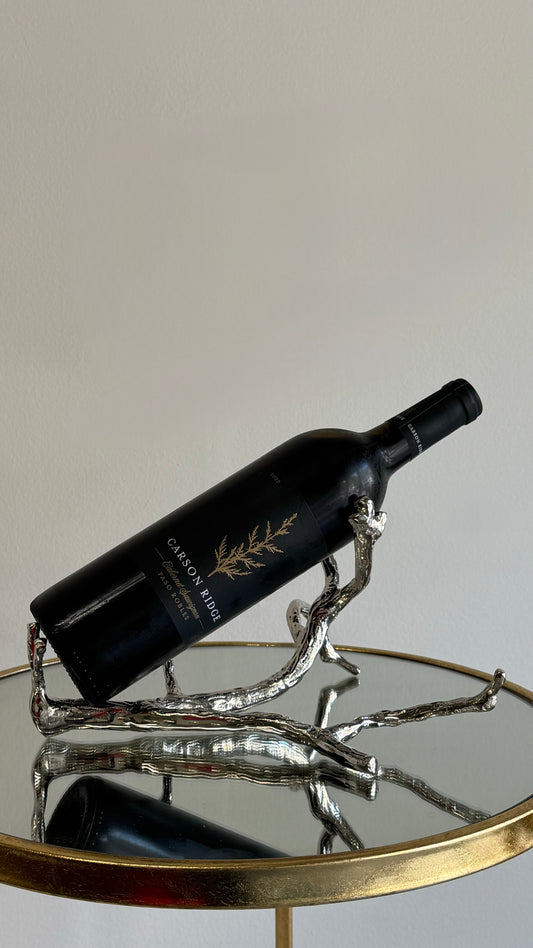 Twig Wine Bottle Holder-Brass